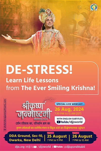 Destress Learn life lession Krishna